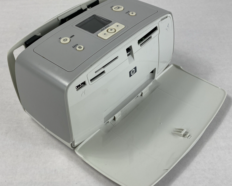 HP Photosmart 325 Digital Photo Inkjet Printer No Power Cord Untested