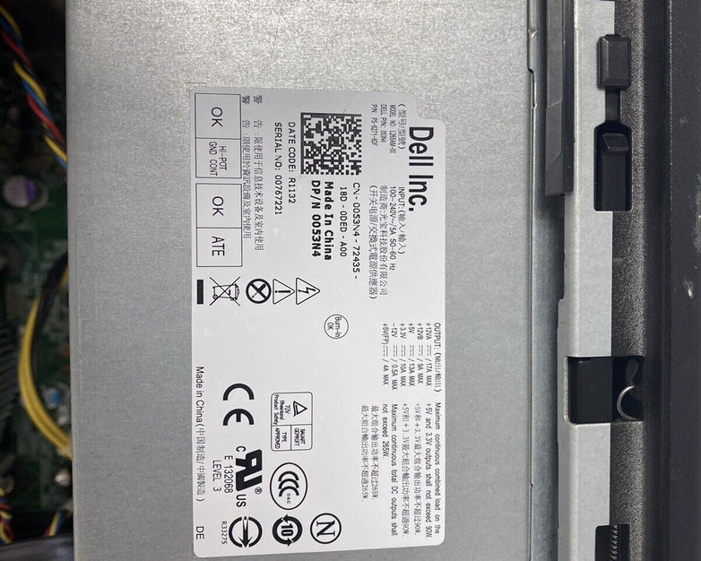 Dell OptiPlex 790 MT Intel Core-i5 2400 3.10GHz 4GB RAM No HDD No OS