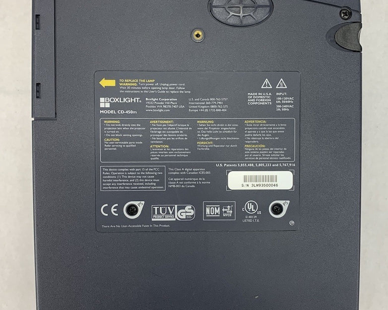 Boxlight CD-450m LCD Projector