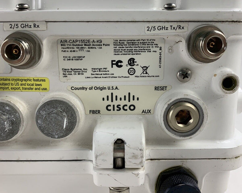 Cisco AIR-CAP1552E-A-K9 Outdoor Mesh Wireless Access Point Tested and Reset