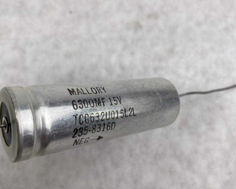Mallory TCG632U015L2L 6300MF 15V 235-8316D Capacitor (Lot of 9)