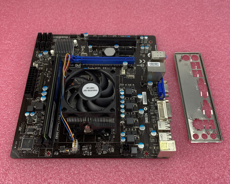 MSI A55M-P33 MS-7786 Motherboard Intel AMD A4-3400 2.7GHz 4GB RAM w/ Sheild