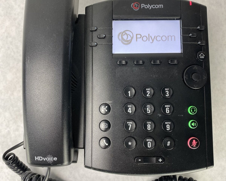 Polycom 2201-46161-001 VVX 310 IP VOIP 6 Line SIP POE Telephone NO AC ADAPTER