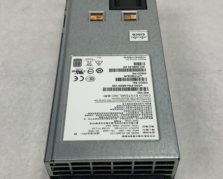 Cisco PS-2651-1-LF Plantinum 80 Plus 650W Power Supply