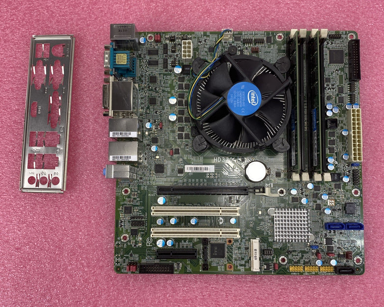 DFI HD330-Q870R Motherboard Intel Core i5-4670 3.40GHz 4GB RAM w/ Shield