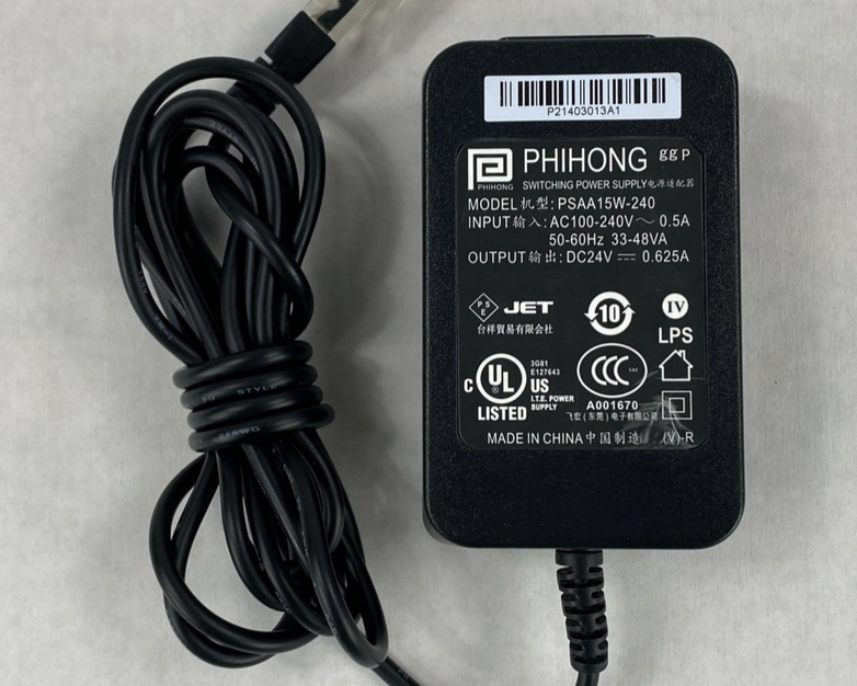 Phihong PSAA15W-240 24V 0.625A 15W Power Supply Lot of 3