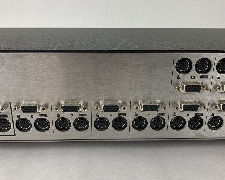 Black Box ServSwitch DUO R2 P/N KV6112FA Tested Auto Scan Button Missing Cover