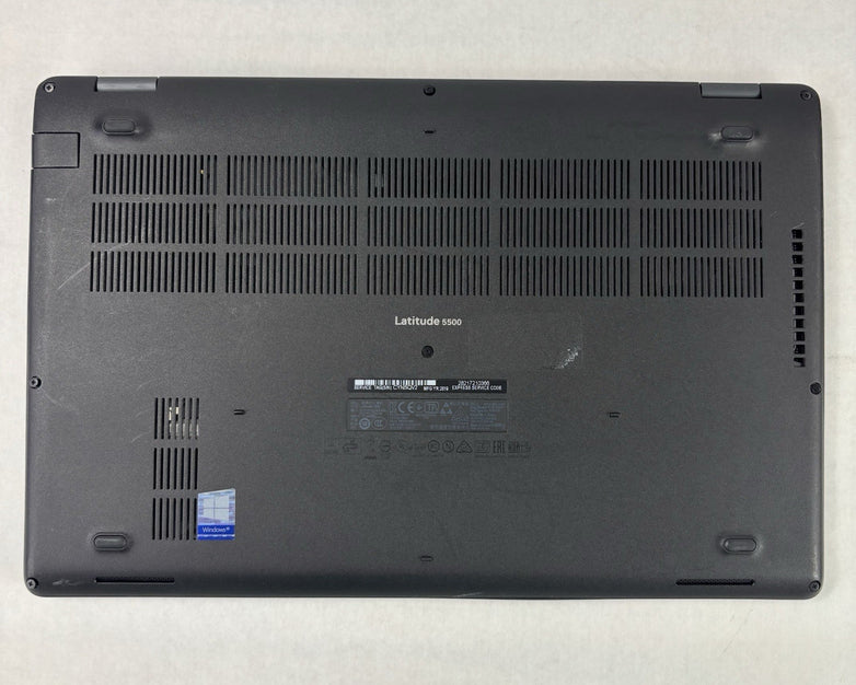 Dell Latitude 5500 15.6" Intel i5-8365U 1.6 GHz 8 GB Ram No OS No HDD No AC