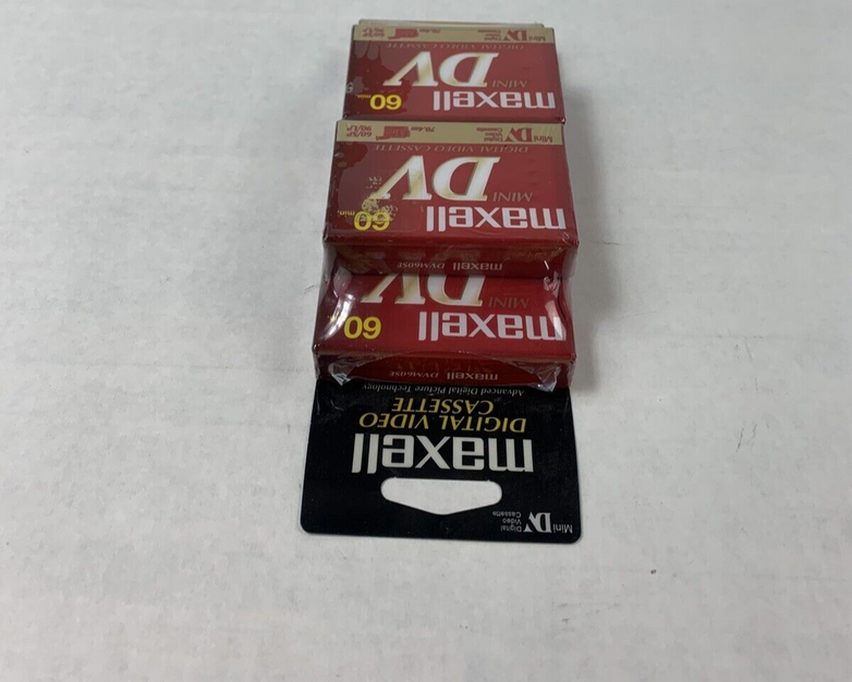 5-Pack Maxwell DVM60SE Digital Video Cassette