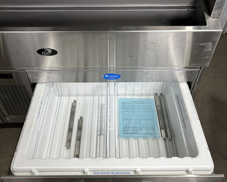Randell FX-1-290 One Drawer Refrigerator Freezer Chef Base Prep Table 115V Cools