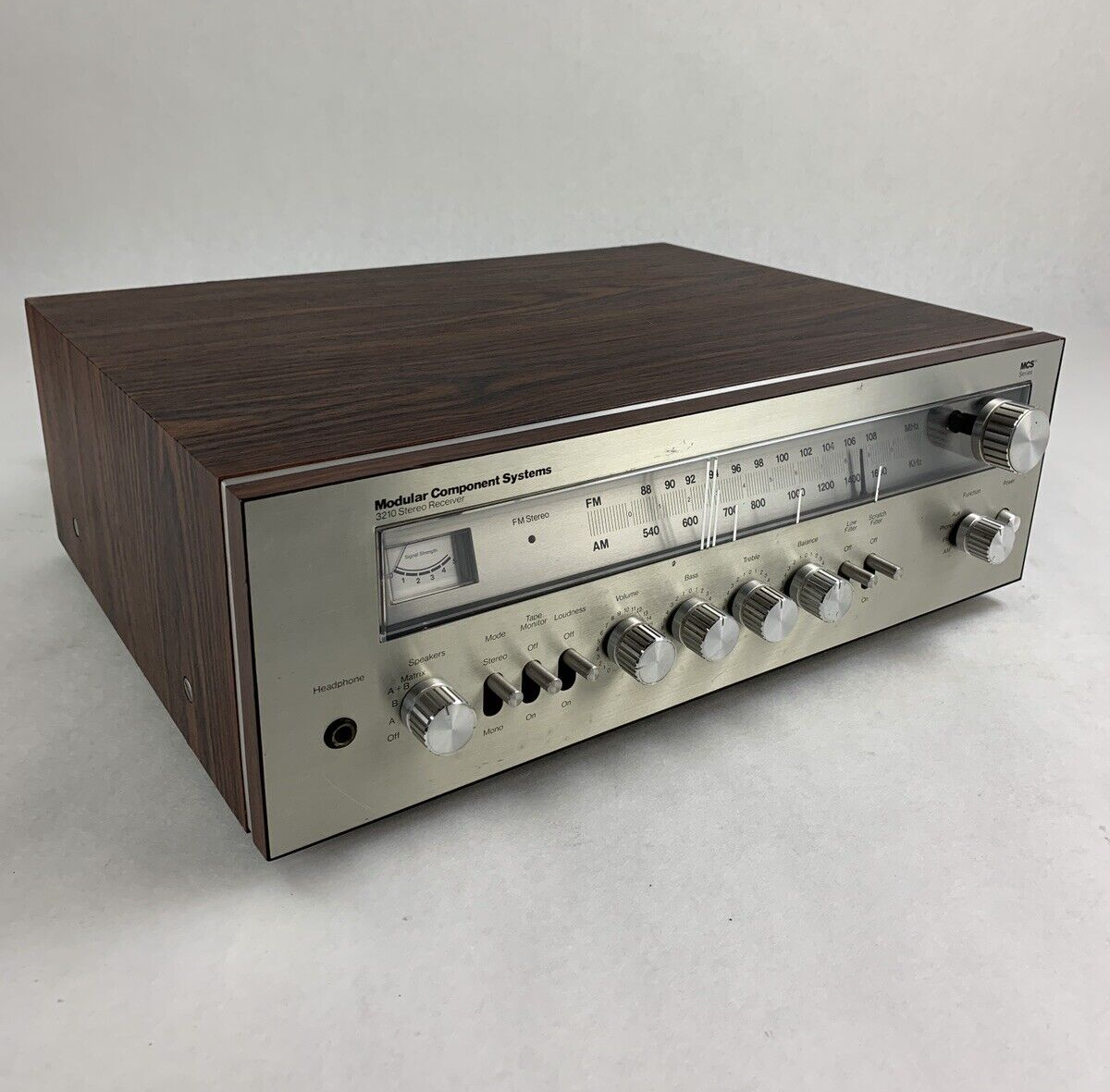 Modular Component Systems 3210 Digital Synthesizer Stereo Receiver Tes