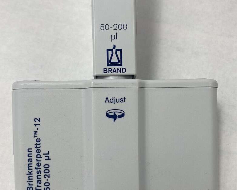Brinkmann Transferpette-12 50-200 uL 12-Channel Pipette