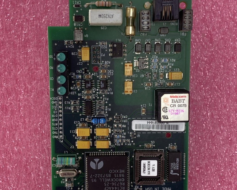 Kronos 6600204-001 Rev A 14.4Kbps Modem Card