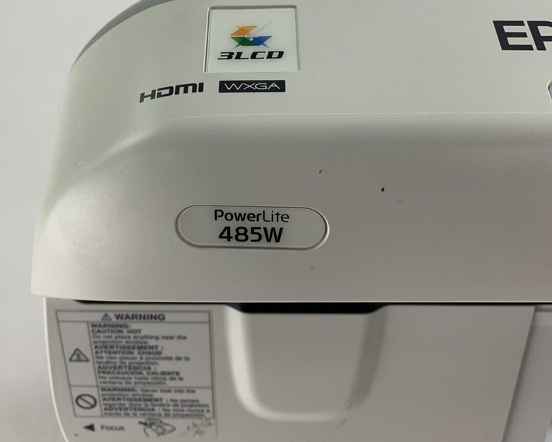 Epson PowerLite H454A LCD Projector 485W 3000 or less Lamp Hours No Remote