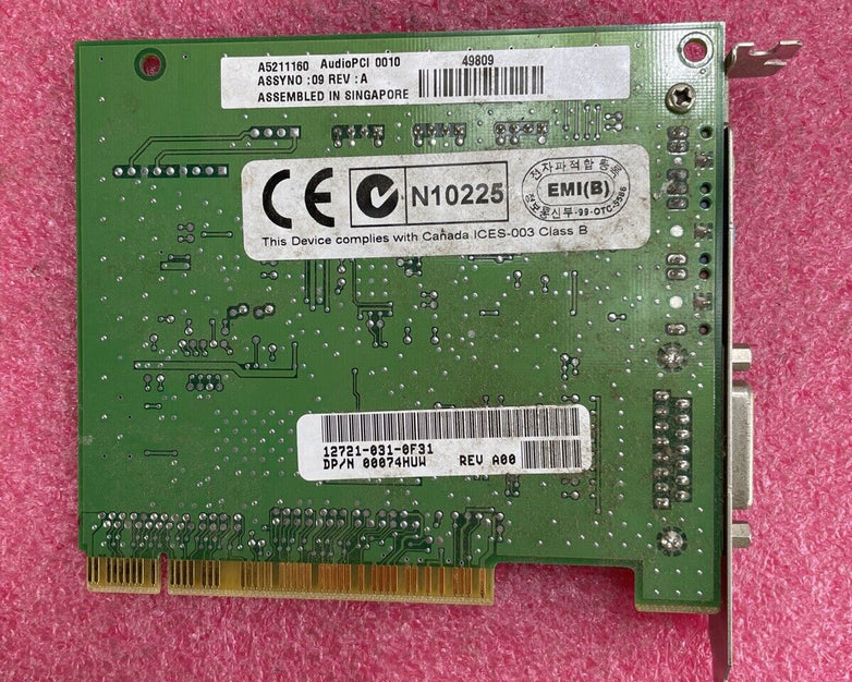 Creative Technology CT5803 PCI Audio Card