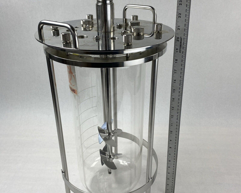 Sartorius 8L Liter Glass Vessel Bioreactor