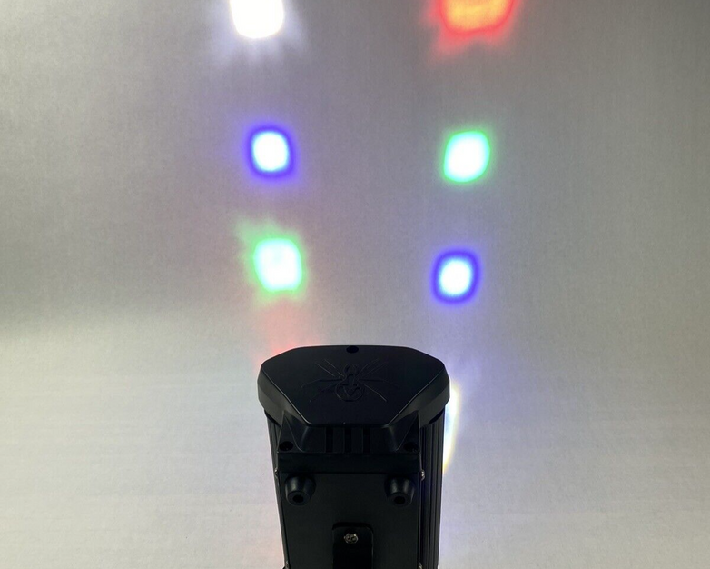 Marygel DJ Moving Head Lights IGB-Y13 8 Lights No Power Cord Power Tested