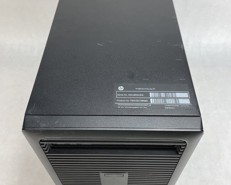 HP 280 G2 MT Intel Pentium G4400 3.3GHz 4GB RAM No HDD No OS