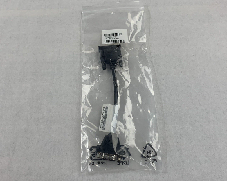 Lot of (30) Lenovo 54Y9383 9-Pin M-F Converter Adapter