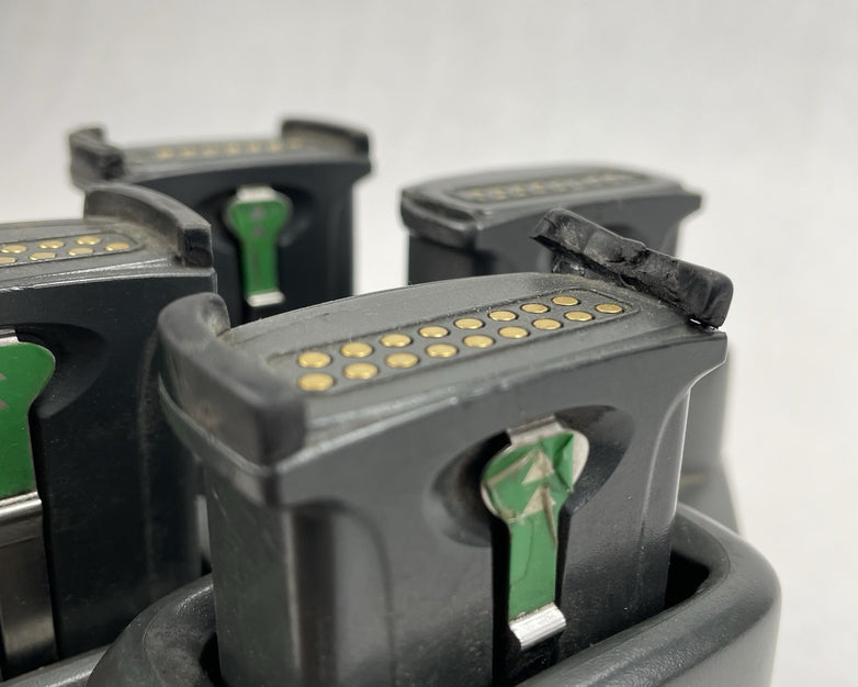 Symbol SAC9000-4000R Charging Cradle and 4 Batteries Untested
