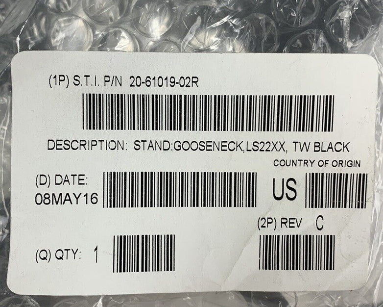 Zebra Gooseneck Stand Holder for Zebra LS22XX 20-61019-02R (Lot of 2)