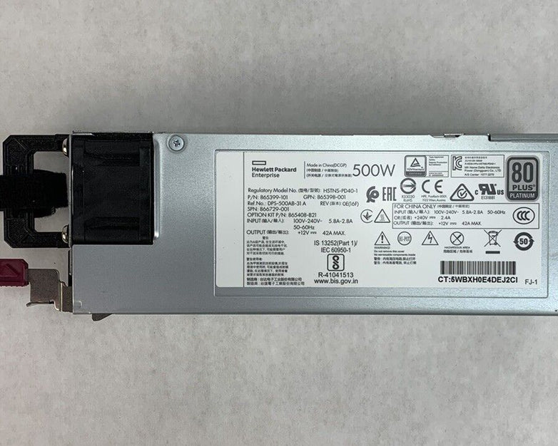HP HSTNS-PD40-1 500W Power Supply 865399-101