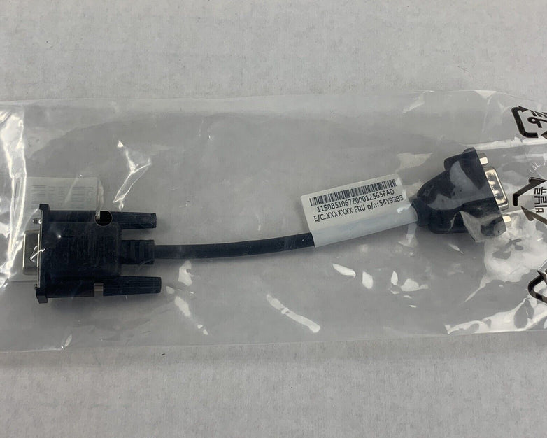 Lot of (30) Lenovo 54Y9383 9-Pin M-F Converter Adapter