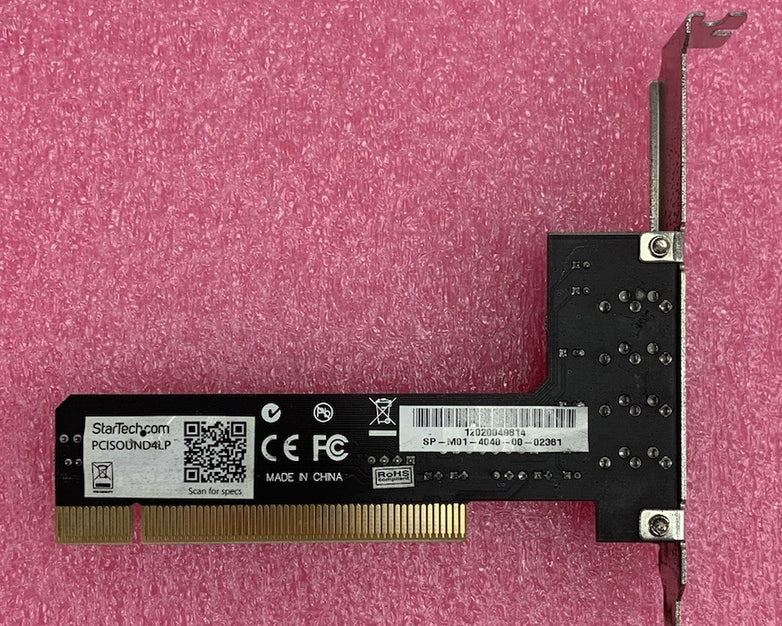 StarTech PCISOUND4LP Sound Card