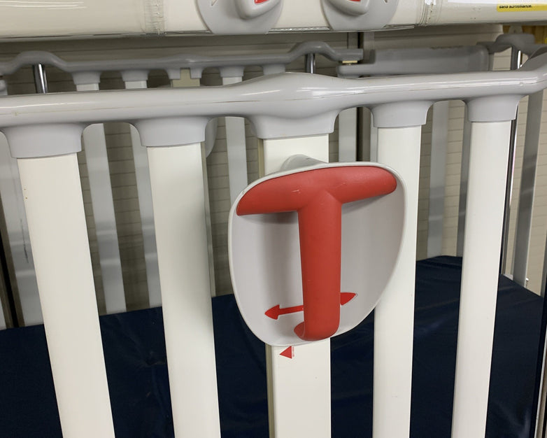 Stryker Cub FL19H Pediatric Crib with Mattress and FA64183 Retractable Top