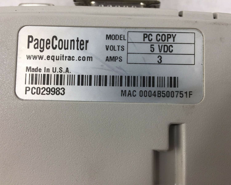 Equitrac PageCounter PC Copy