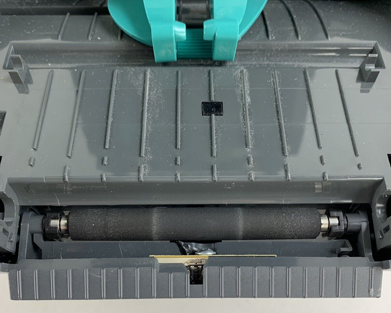 Zebra GX420T Direct Thermal Label Printer Aging Print Head Missing Roller Parts