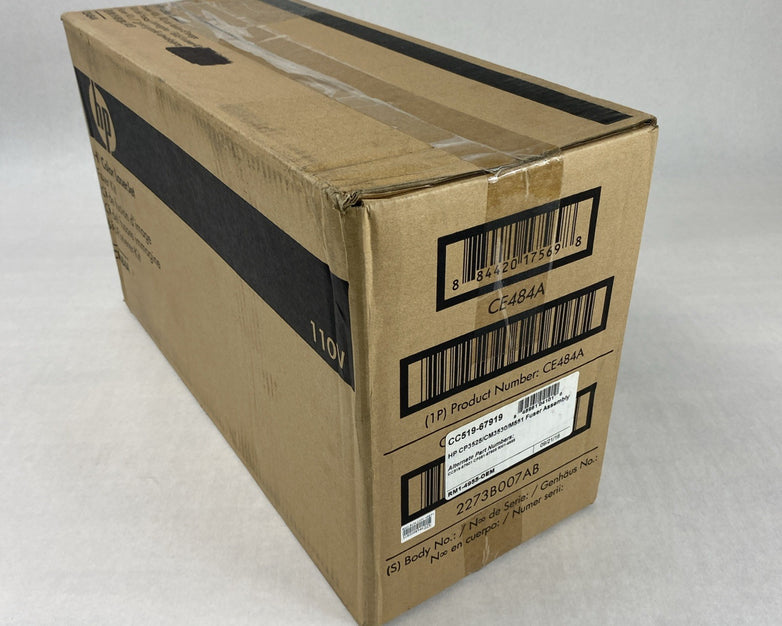 HP CE484A 110V Fuser Kit RM1-8154 CM3525/30 Genuine New Sealed