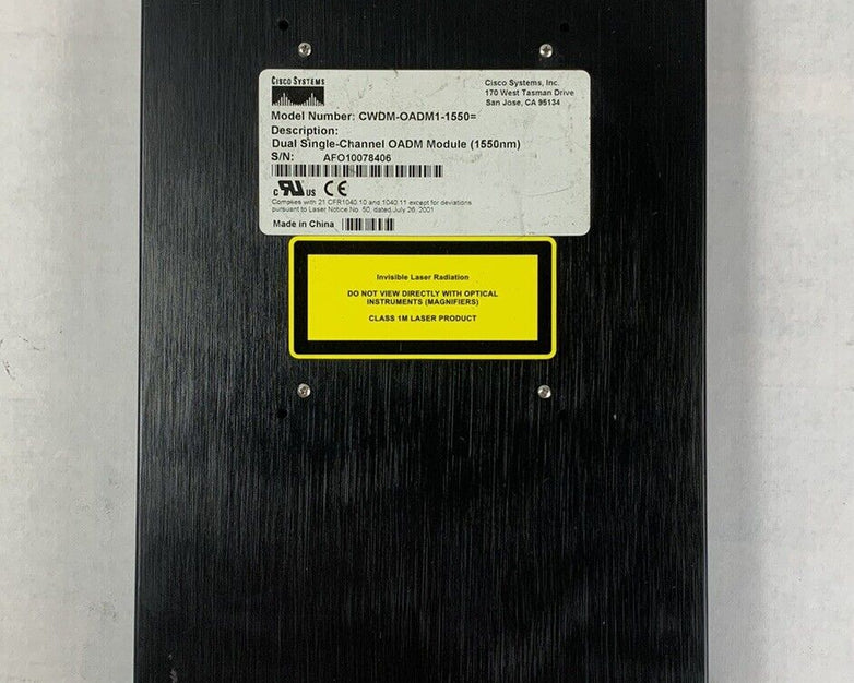 Cisco CWDM-OADM1-1570 Single-Wavelength Dual-Channel OADM