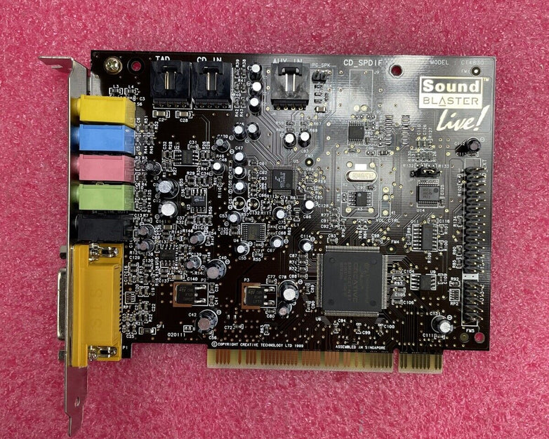 Creative Labs Sound Blaster Live! CT4830 PCI Audio Card