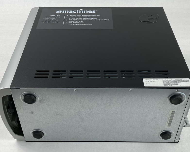 E-Machines ET1161-07 MT AMD Athlon Dual-Core 4050E 2.10GHz 3GB RAM No HDD No OS