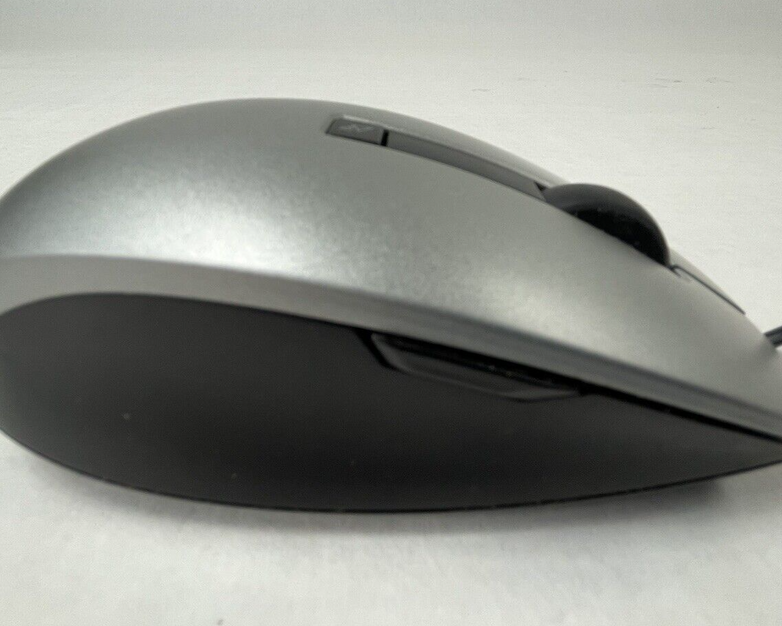 Dell M-UAV-DEL8 Silver USB Optical Scroll Mouse with 6 Buttons 4K93W Lot of 4