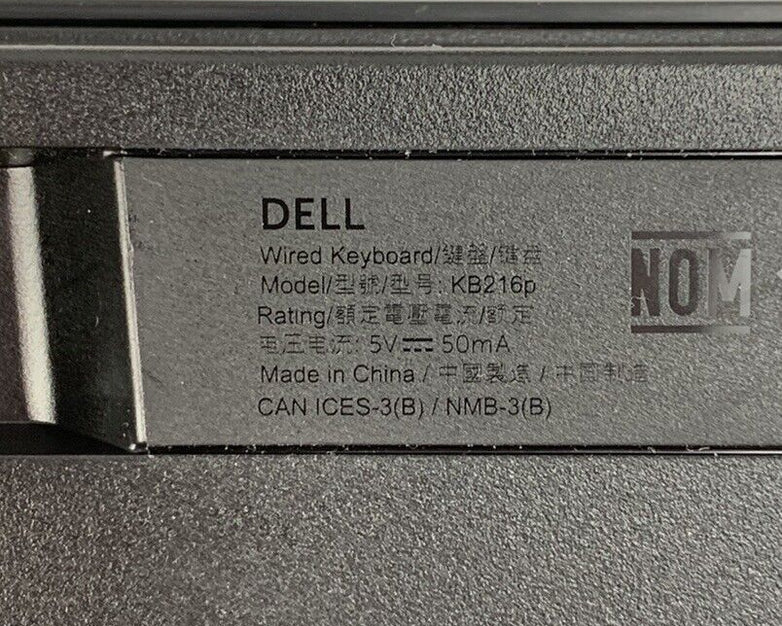 Dell KB216p Wired USB Keyboard (Lot of 3)