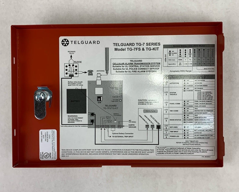 Telguard TG7LVF02 Commercial Fire Alarm Communicator