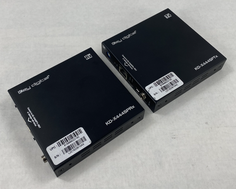Key Digital KD-X444SP 4K 18G HDMI over 50m CAT5e/6 Extender Set Power Tested