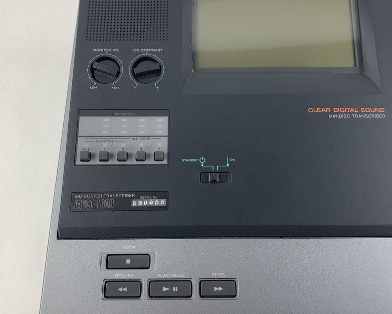 Sony MDCT-1000 MD Conference Transcriber Disc Error Parts and Repair