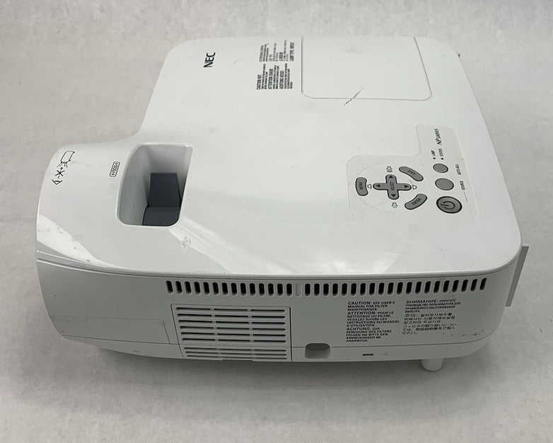 NEC NP500WS LCD Projector 537 Lamp Hours