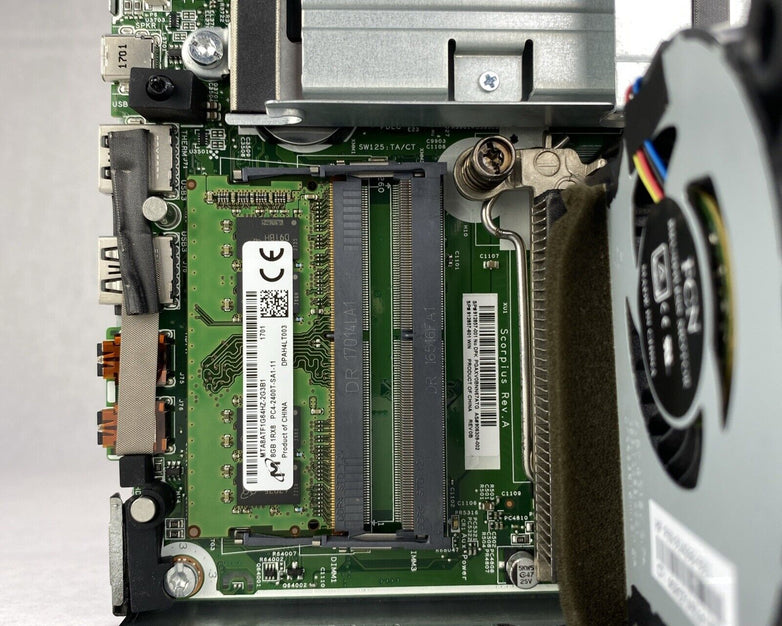 HP ProDesk 600 G3 Mini Quad Core i7-7700T 2.90GHz 1x8GB RAM WiFi No AC HDD OS