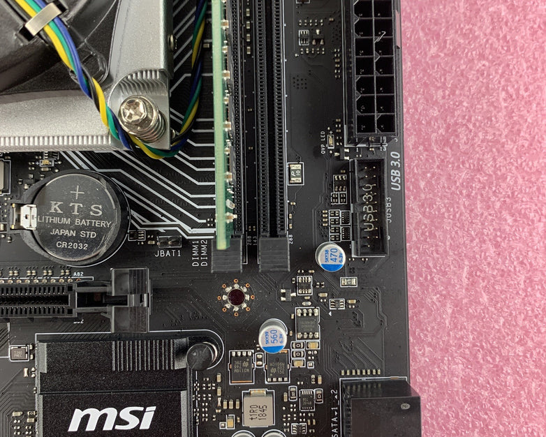 MSI H110M ECO-S01 Intel Celeron G3900 2.80GHz 8 GB Ram LGA1151 Motherboard No IO