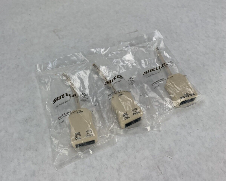 Lot of 3 Suttle 900LCS-50E In-Line Adapter Single Line