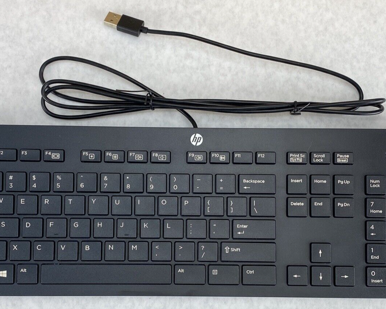 New HP 803181-001 USB Slim SK-2120 Keyboard 105key w/ Multimedia Black NIB