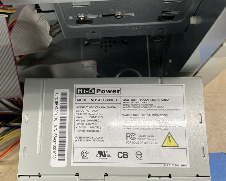Vintage SOYO Mid Tower Computer Case w/Hi-Q Power ATX-300GU 300W Power Supply