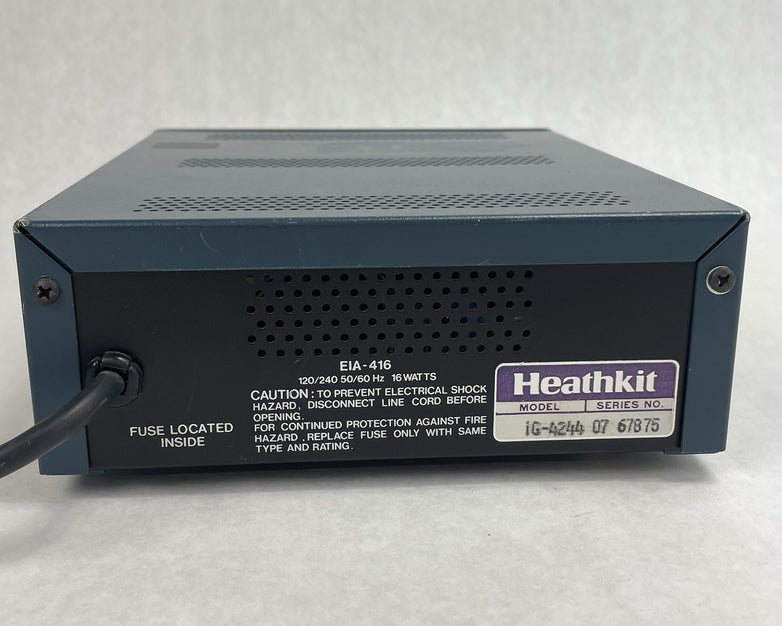 Heathkit Precision Oscilloscope Calibrator Model IG-4244  Power Tested