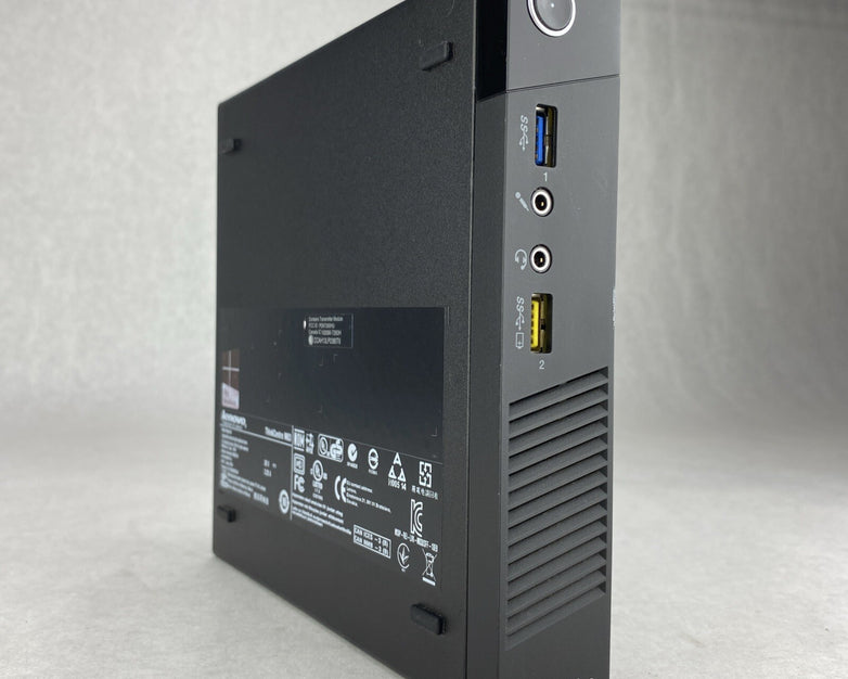 Lenovo ThinkCentre M83 Micro Quad Core i5-4590T 2.0GHz 8GB RAM WiFi No AC HDD OS