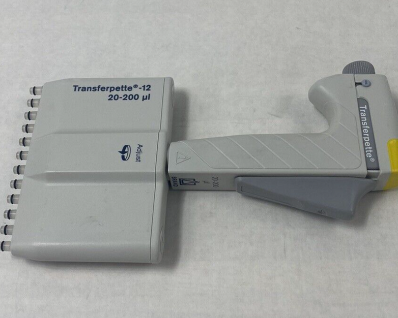 BrandTech Transferpette-12 20-200 uL 12-Channel Pipette