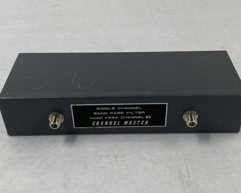 Channel Master MATV Systems Model 7494 Band Pass Filter UHF Band Channel 63